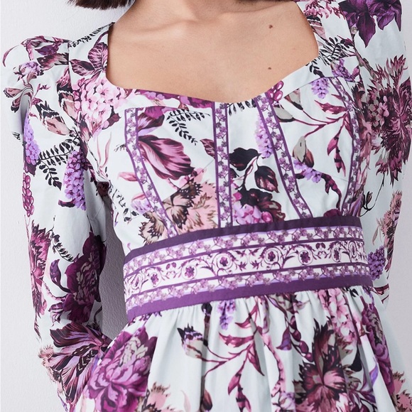 Lydia Millen Border Cotton Sateen Size US 4 | UK 8 - Picture 7 of 8